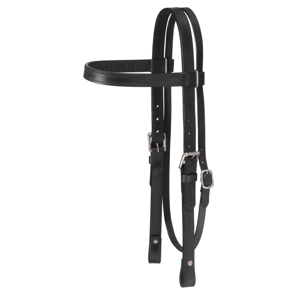 King Series draft horse Western browband headstall