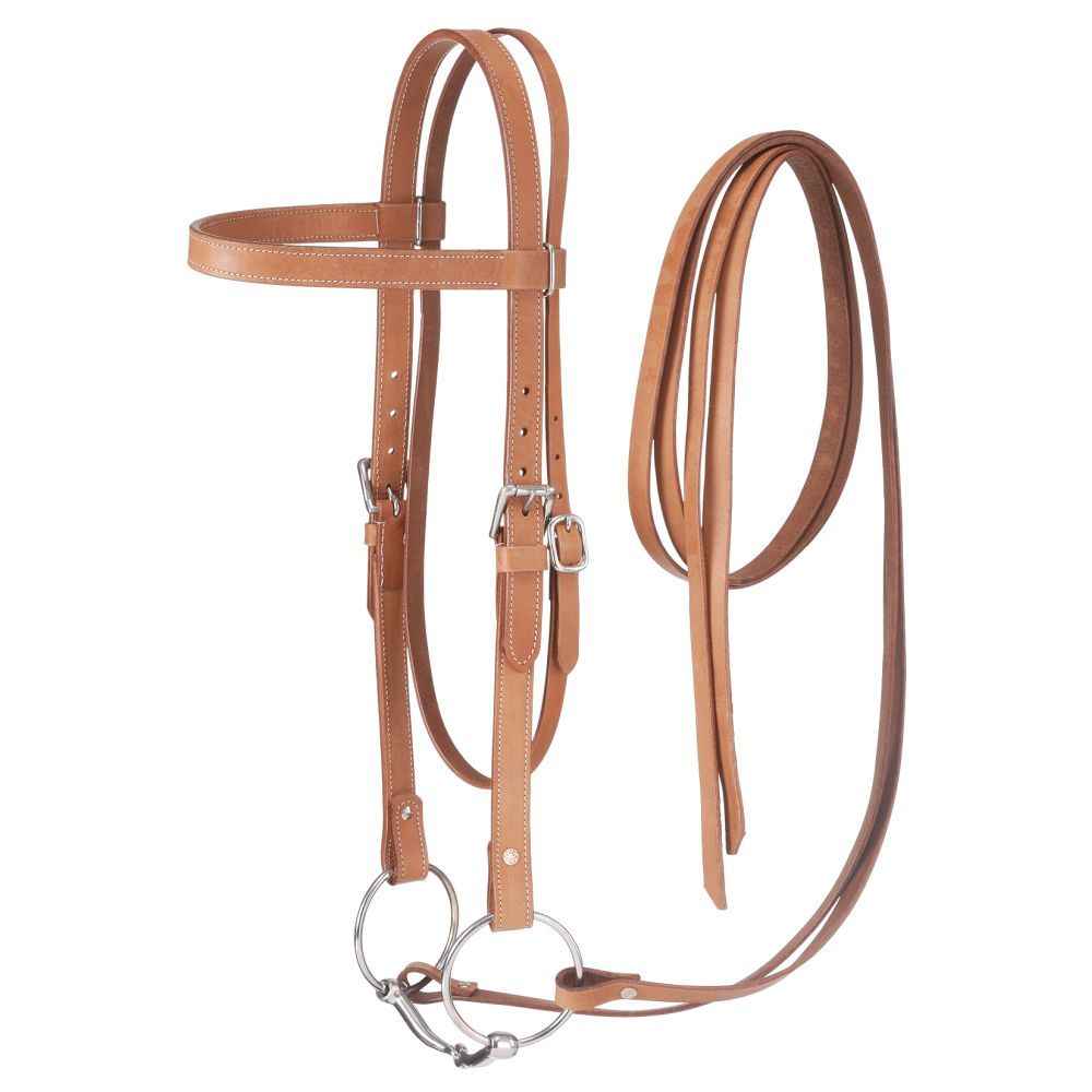 King Series Draft Horse Leather Bridle