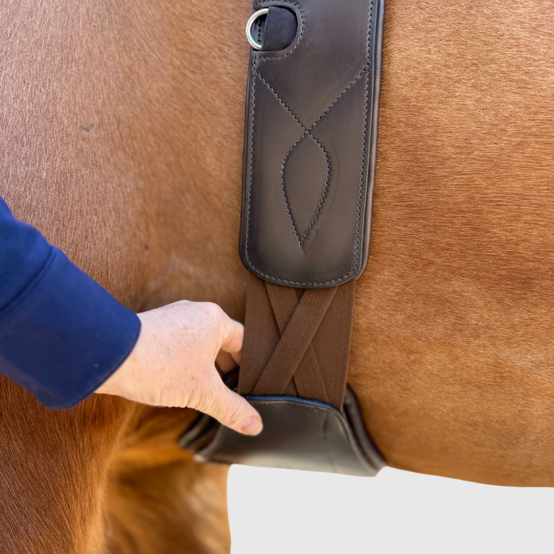 Removable leather pad for Pressure Relief Comfort Long Girth, view 4