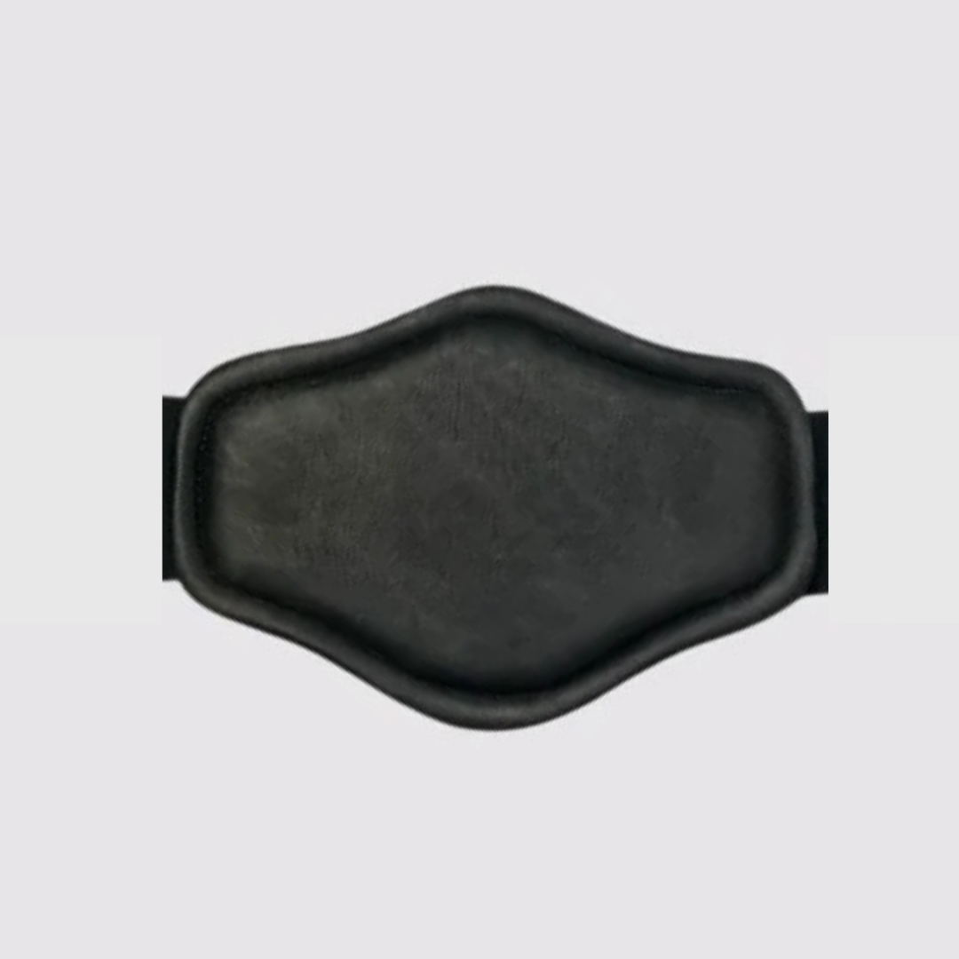 Black removable leather pad for Pressure Relief Comfort Long Girth