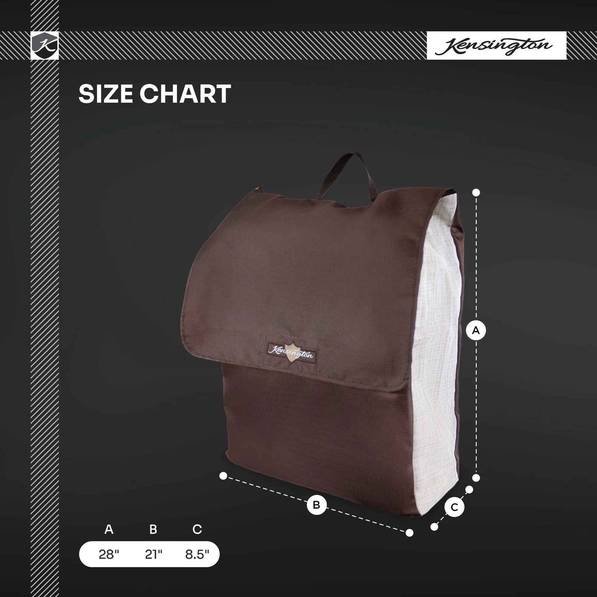 Breathable Blanket Storage Bag for Stall Front - Holds Up to 2 Turnouts