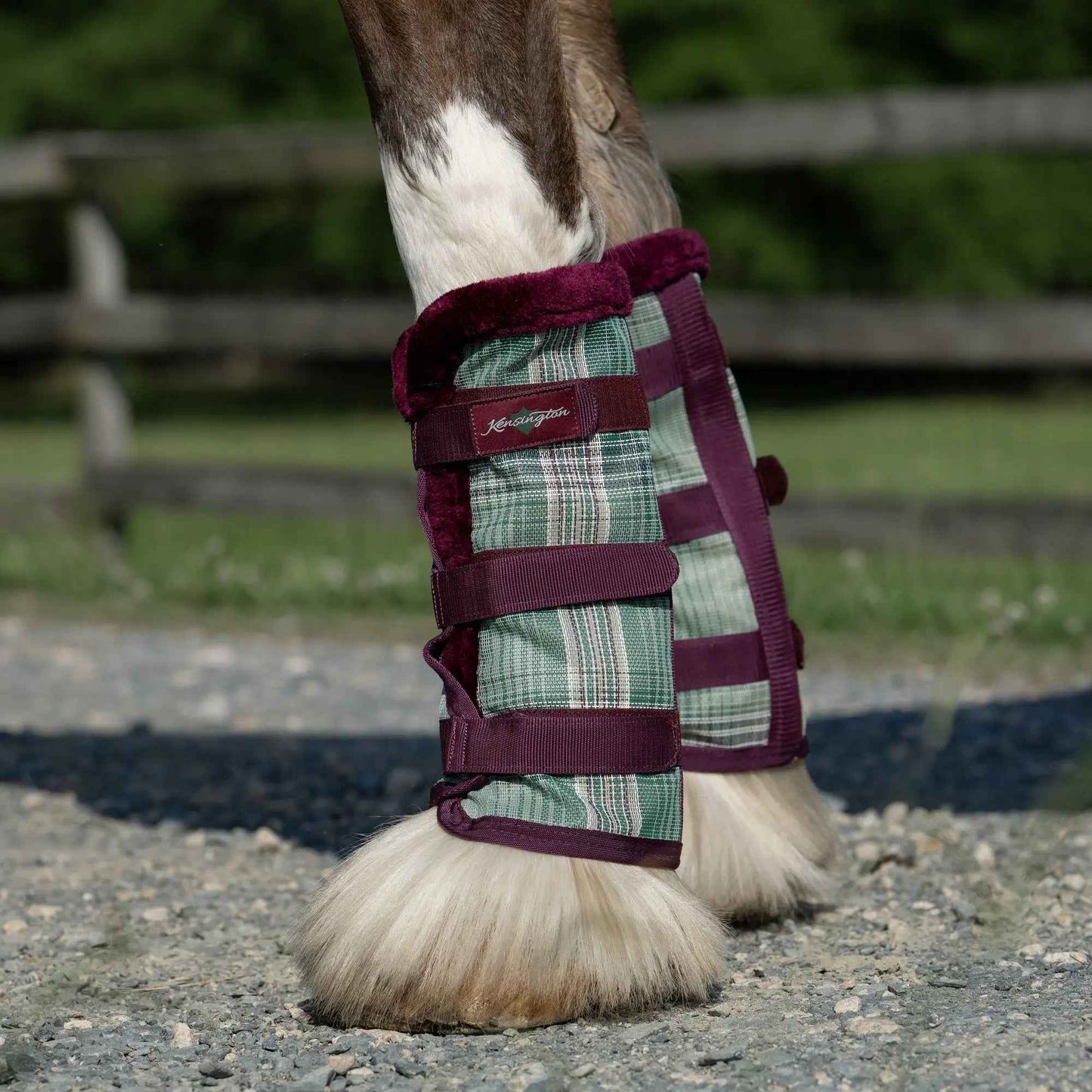 Draft Fly Boots with Fleece Trim - Set of 2 - 73% UV + Fly Protection