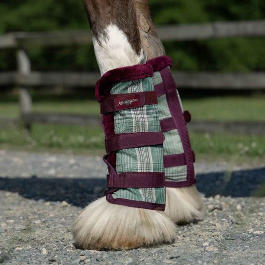 Draft Fly Boots with Fleece Trim - Set of 2 - 73% UV + Fly Protection