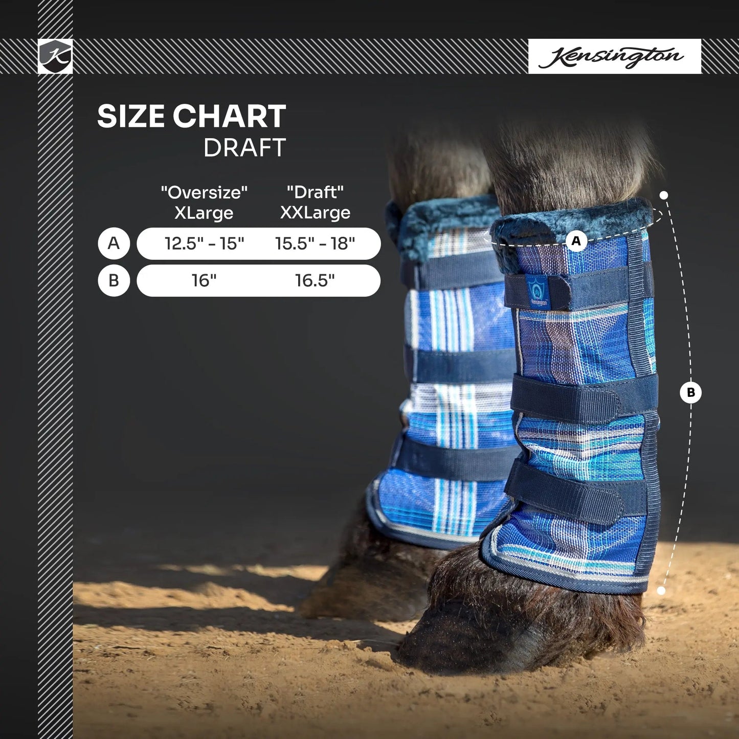 Draft Horse Fly Boots
