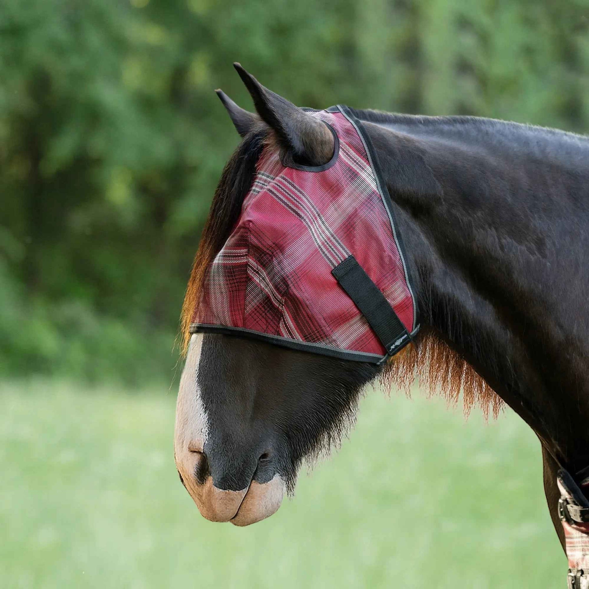 Draft Horse Fly Mask with 73% UV Protection