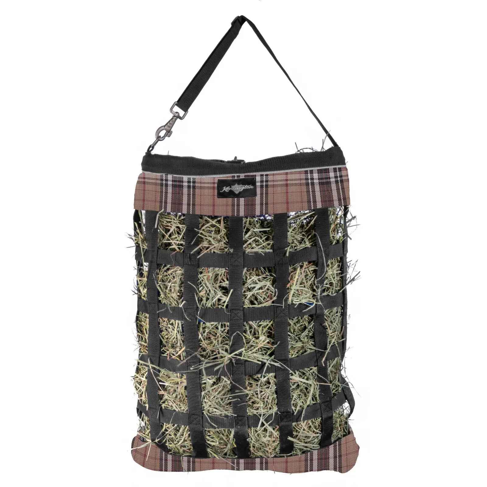 Slow Feed Hay Bag with Easy Load Rim - 1 Flake Capacity