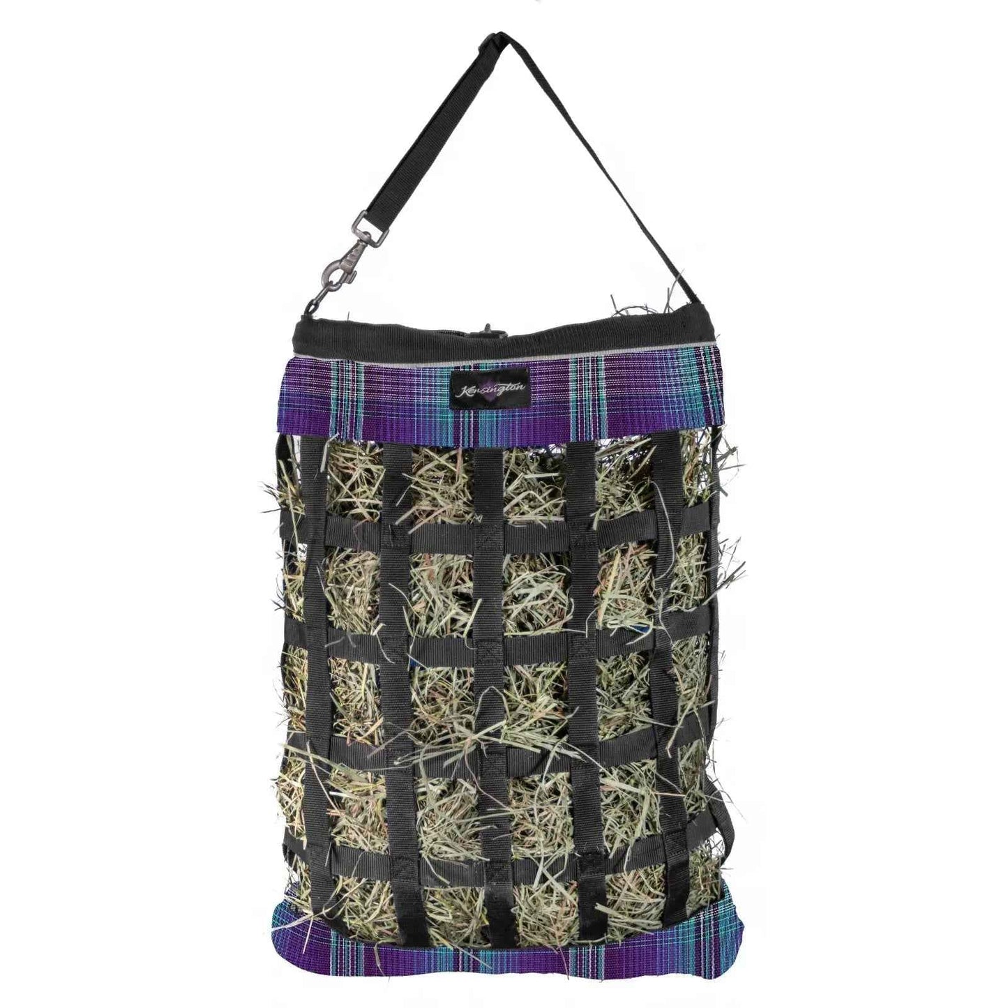 Slow Feed Hay Bag with Easy Load Rim - 1 Flake Capacity