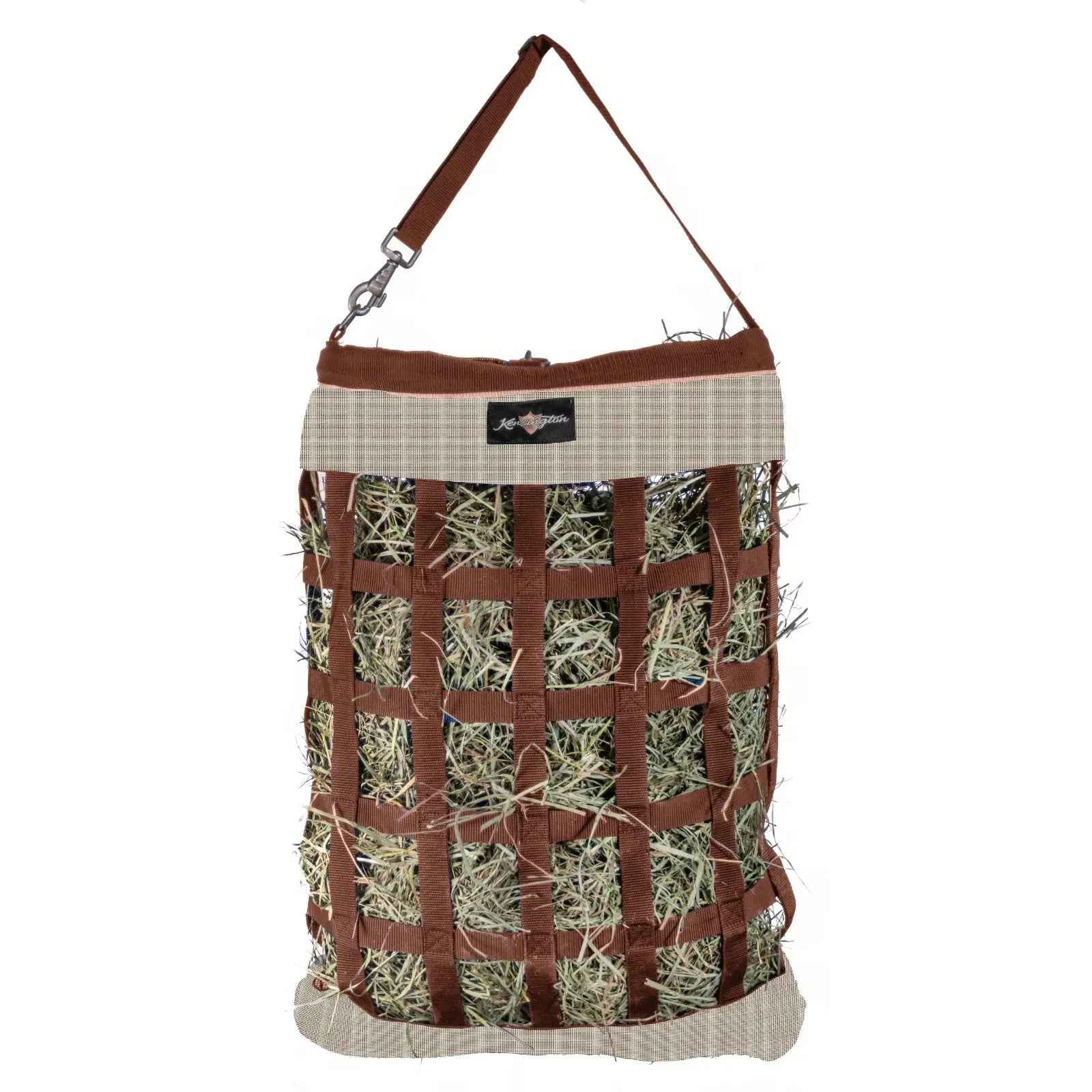 Slow Feed Hay Bag with Easy Load Rim - 1 Flake Capacity