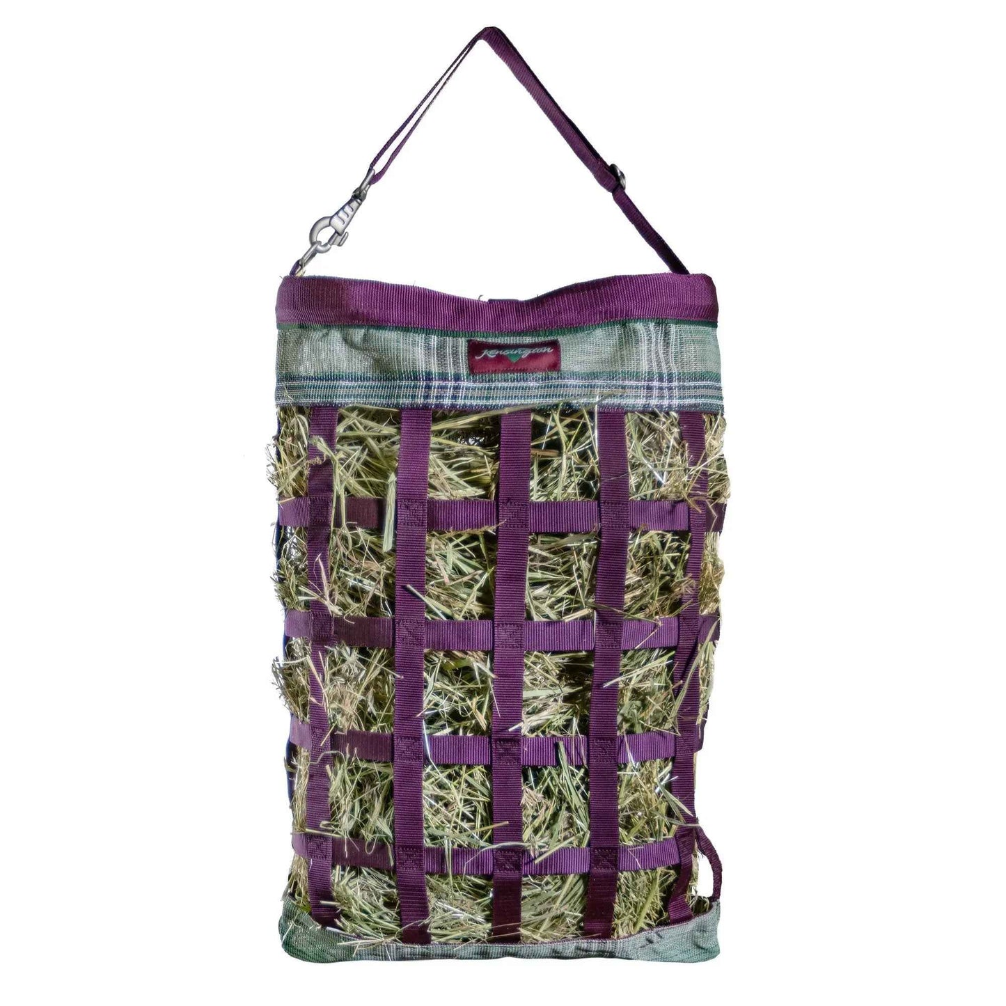 Slow Feed Hay Bag with Easy Load Rim - 1 Flake Capacity