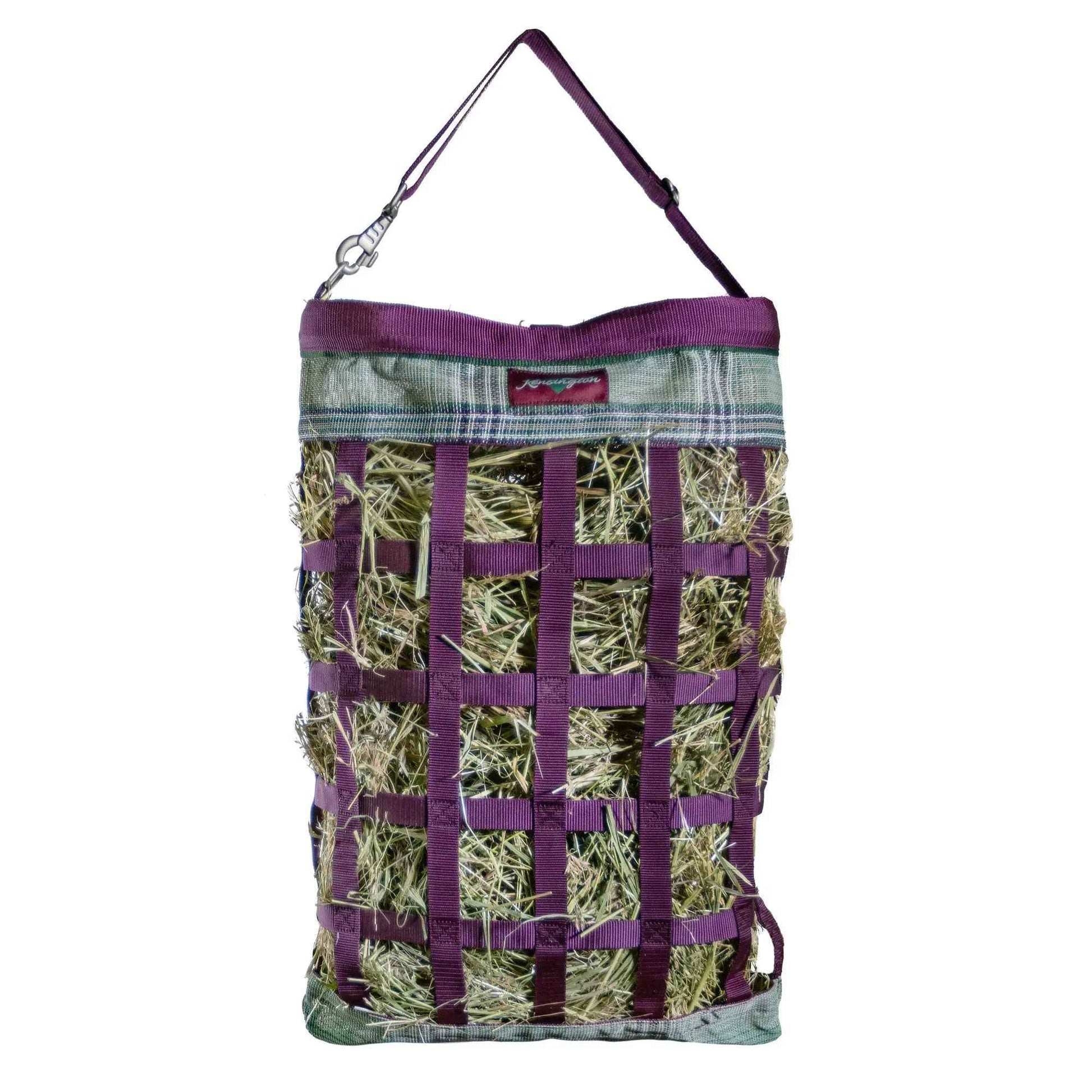 Slow Feed Hay Bag with Easy Load Rim - 1 Flake Capacity