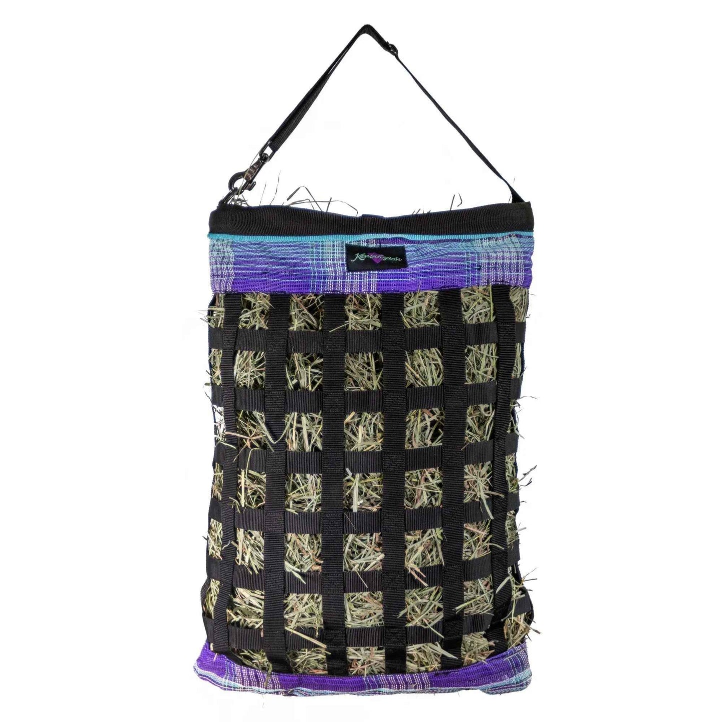 Slow Feed Hay Bag with Easy Load Rim - 1 Flake Capacity