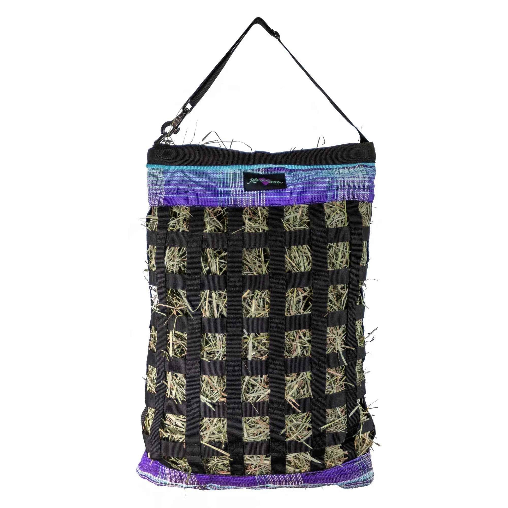 Slow Feed Hay Bag with Easy Load Rim - 1 Flake Capacity