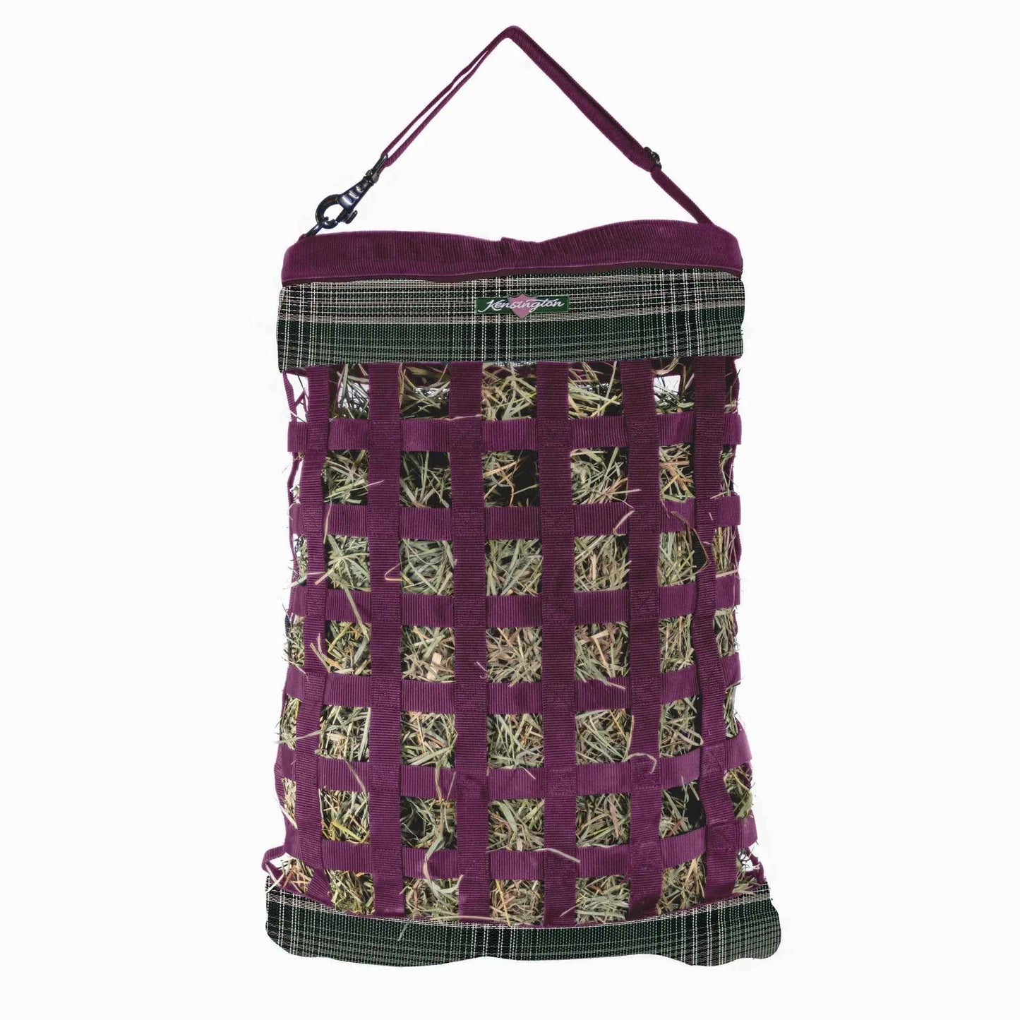 Slow Feed Hay Bag with Easy Load Rim - 1 Flake Capacity