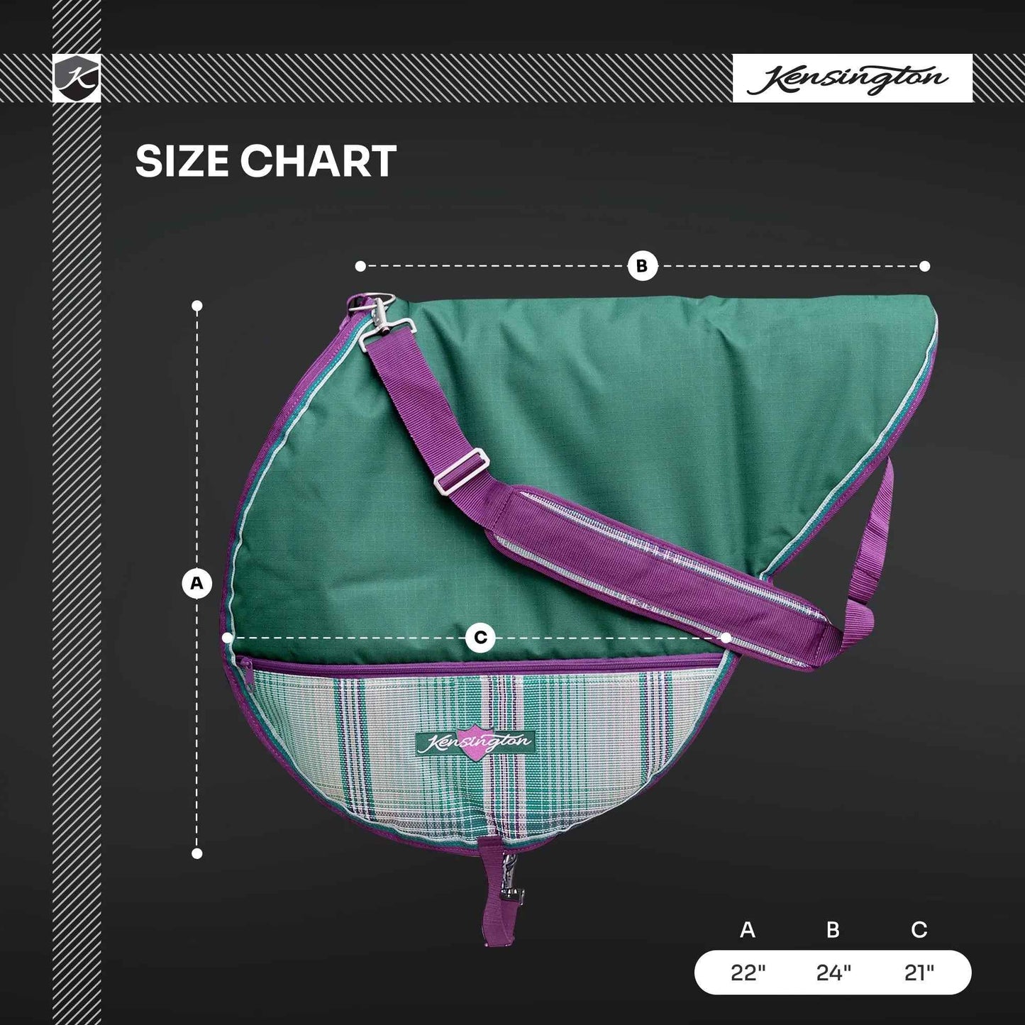 English Saddle Carry Bag