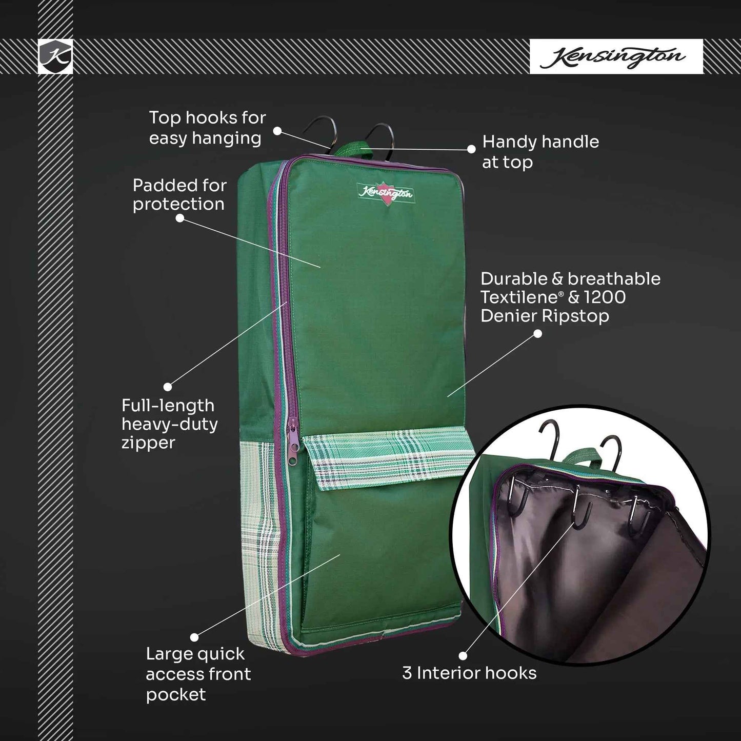 Halter and Bridle Bag with Hooks – Keep Your Tack Organized and Protected