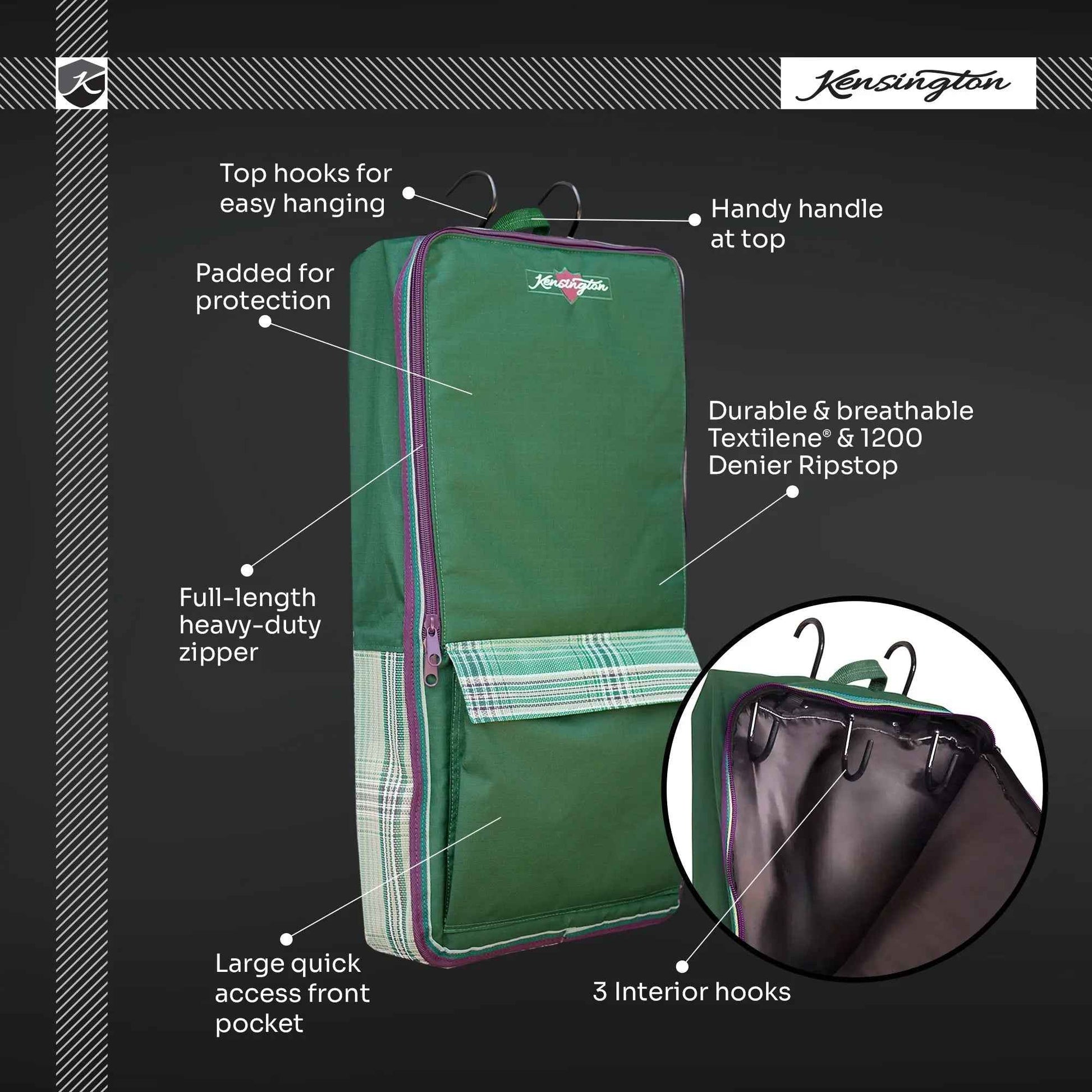 Halter and Bridle Bag with Hooks – Keep Your Tack Organized and Protected