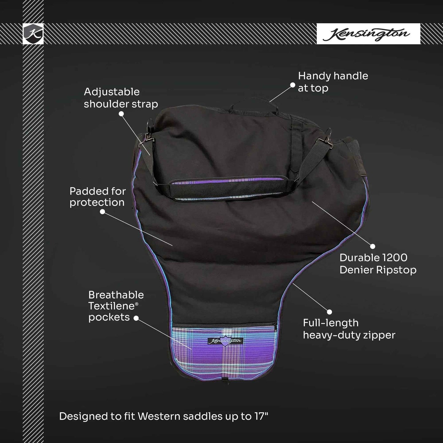 Western Saddle Carry Bag - Waterproof & Padded