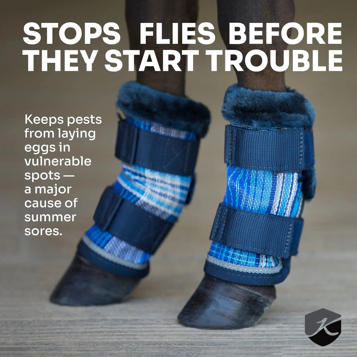 Draft Horse Fly Boots