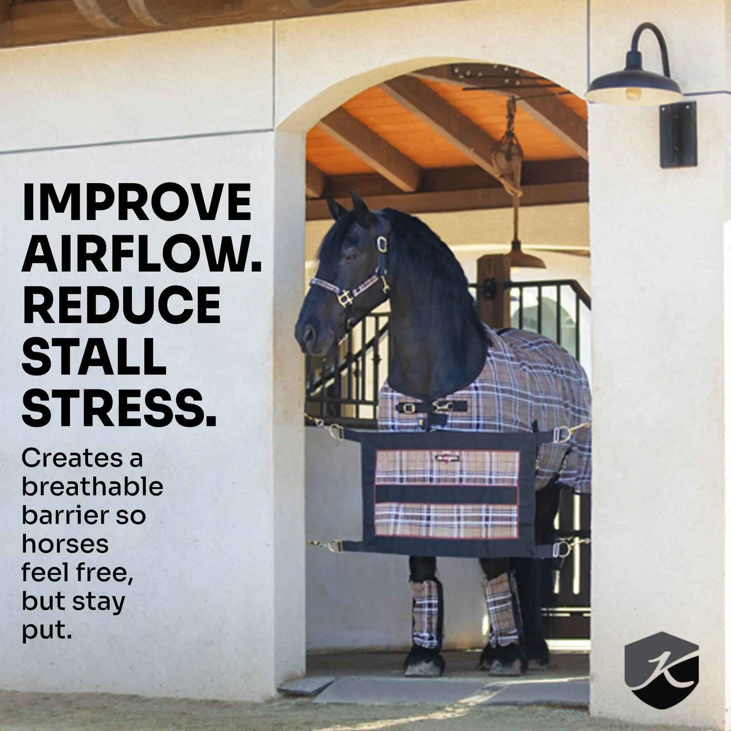 Durable Stall Guard - Mounting Hardware Included