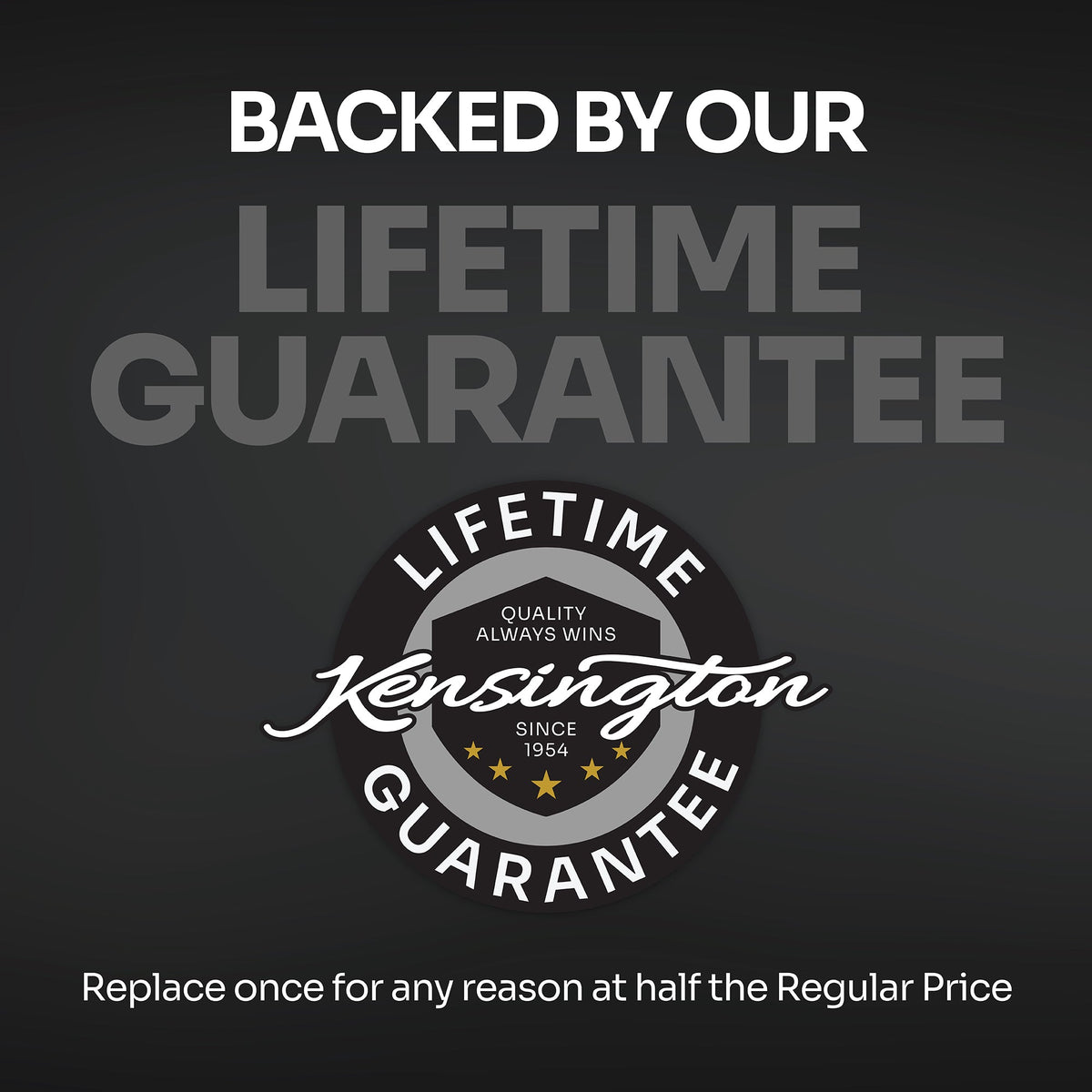 Kensington lifetime warranty