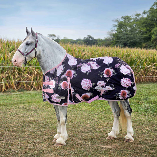 Jeffers Expression Draft Horse Turnout Blanket - 1200D Waterproof & Breathable with 240g Fill