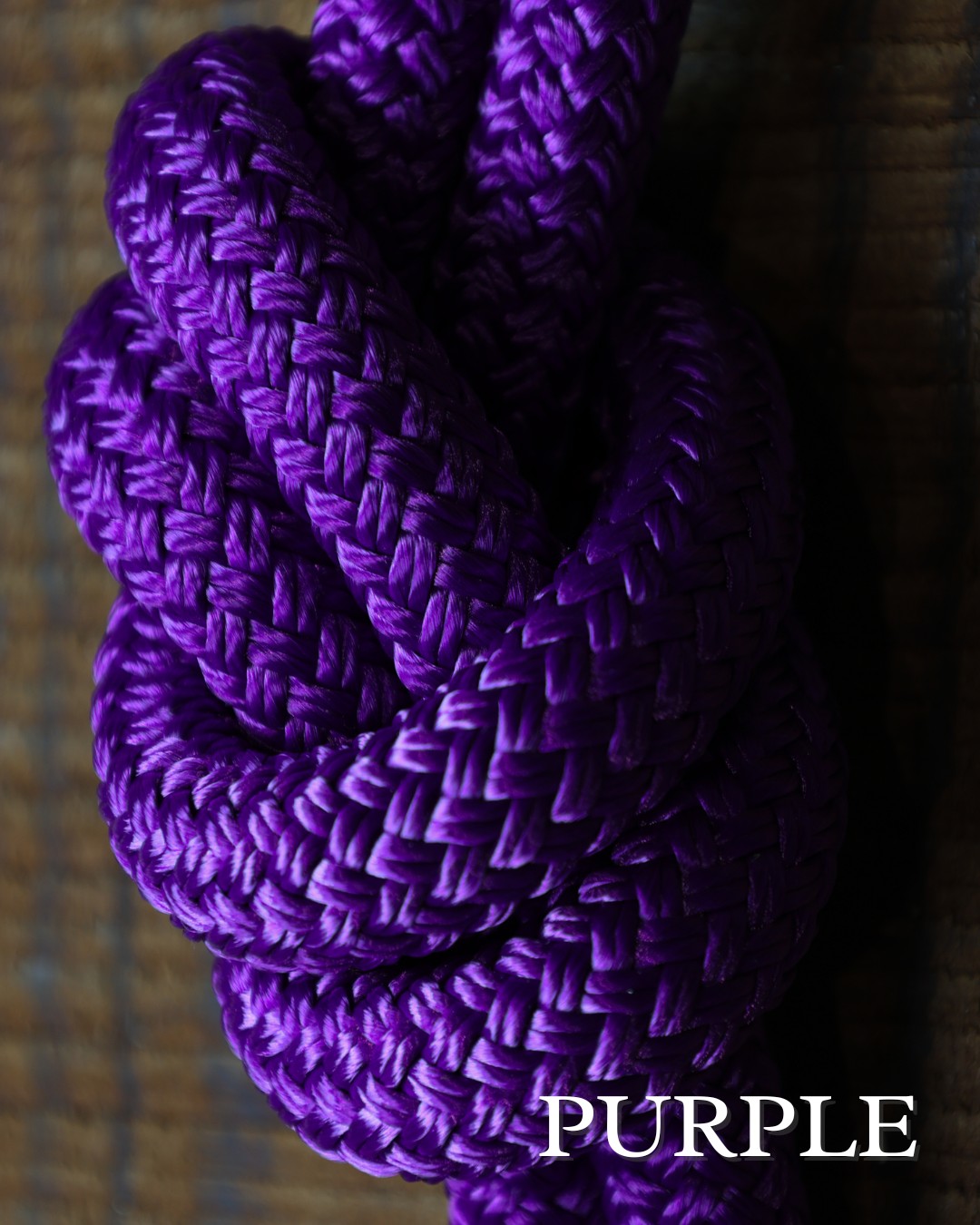 Purple braided lead rope by HayChix, sold with the Purple Punch halter