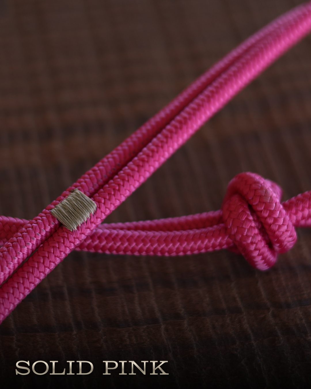 Hot Pink braided lead rope by HayChix